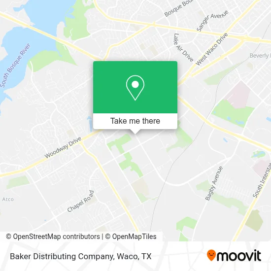 Baker Distributing Company map