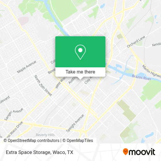 Extra Space Storage map