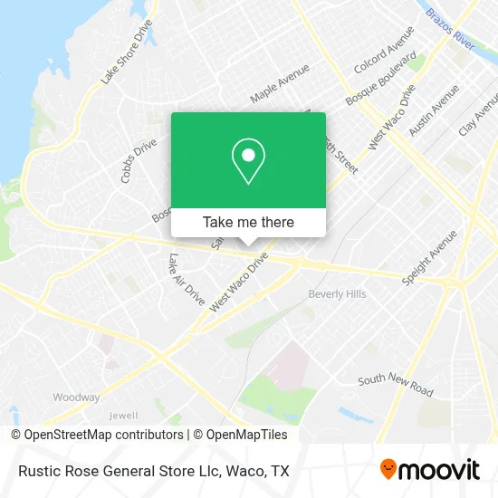 Rustic Rose General Store Llc map