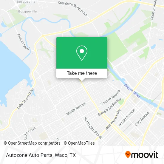 Autozone Auto Parts map