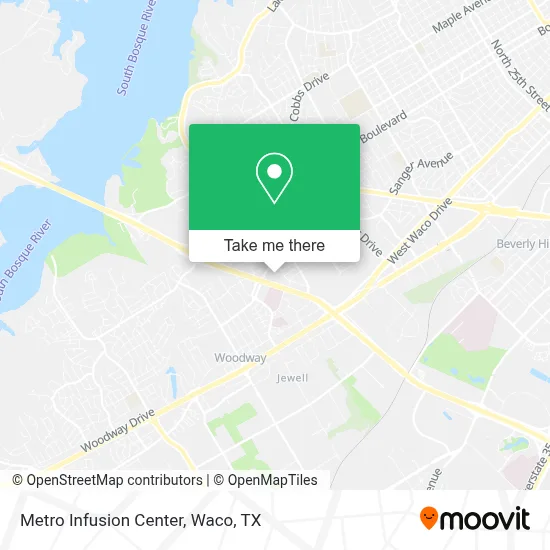 Metro Infusion Center map