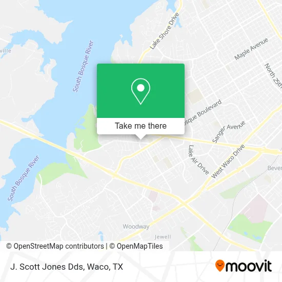 J. Scott Jones Dds map