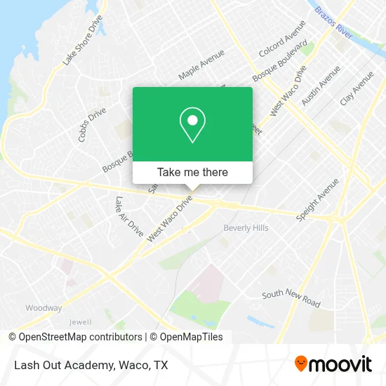 Lash Out Academy map