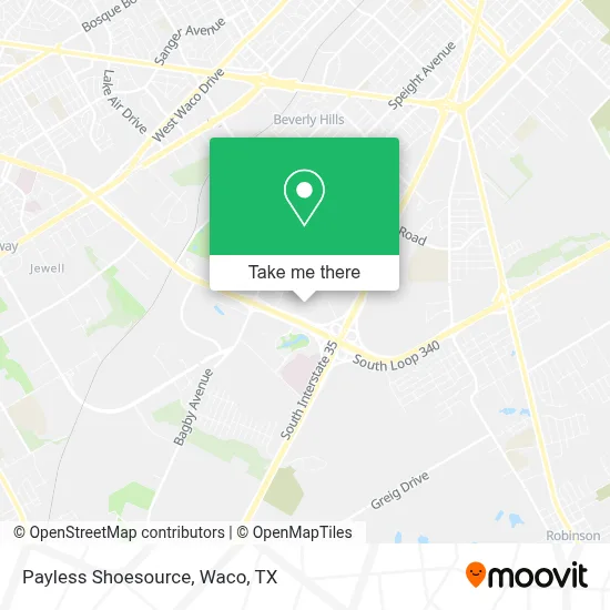 Payless Shoesource map