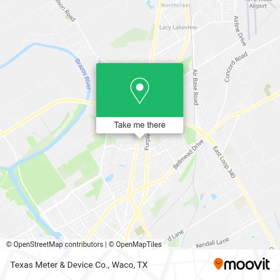 Texas Meter & Device Co. map