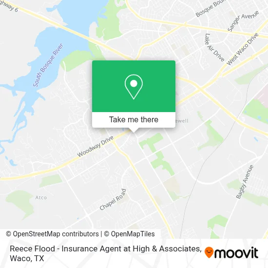 Reece Flood - Insurance Agent at High & Associates map