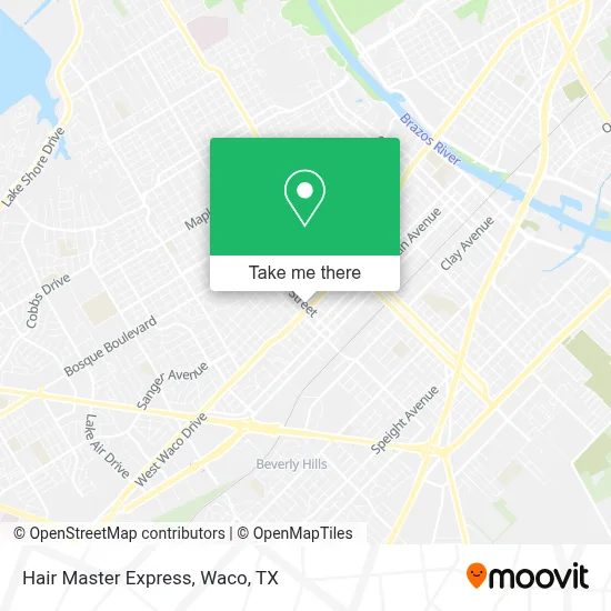 Hair Master Express map