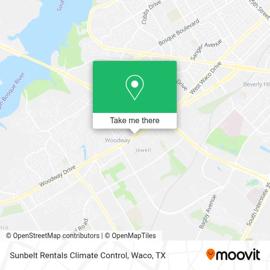 Sunbelt Rentals Climate Control map