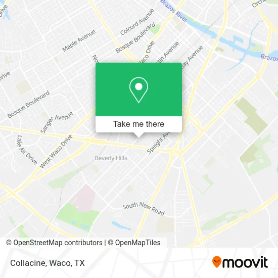 Collacine map