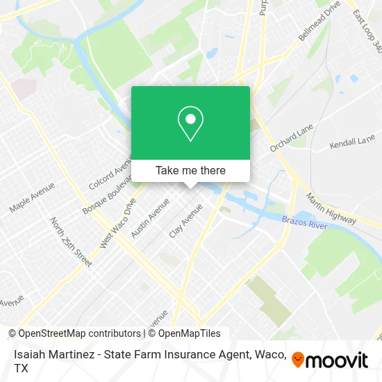 Isaiah Martinez - State Farm Insurance Agent map