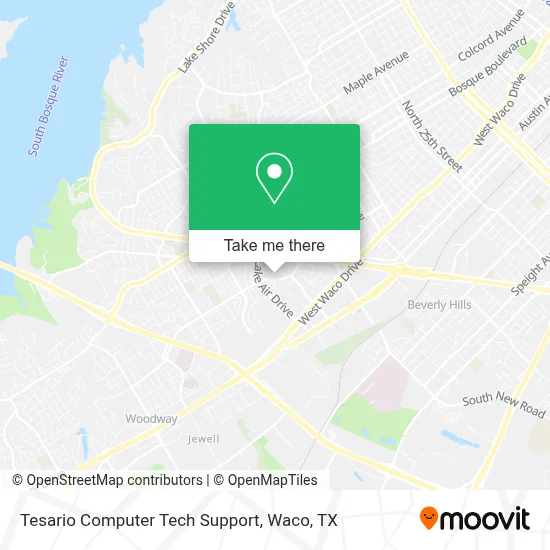 Tesario Computer Tech Support map