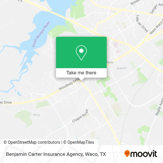 Benjamin Carter Insurance Agency map