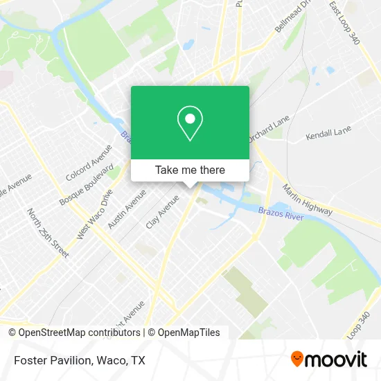 Foster Pavilion map