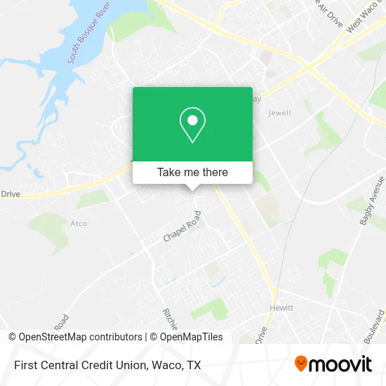 First Central Credit Union map