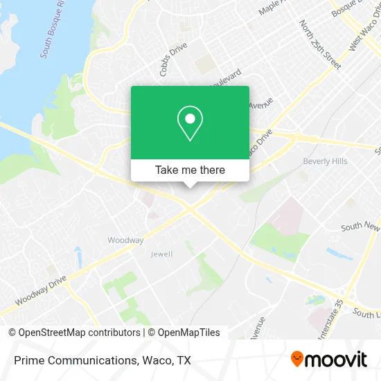 Prime Communications map