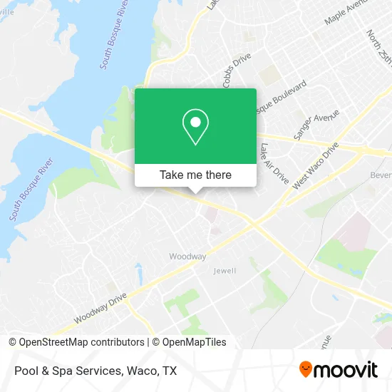 Pool & Spa Services map
