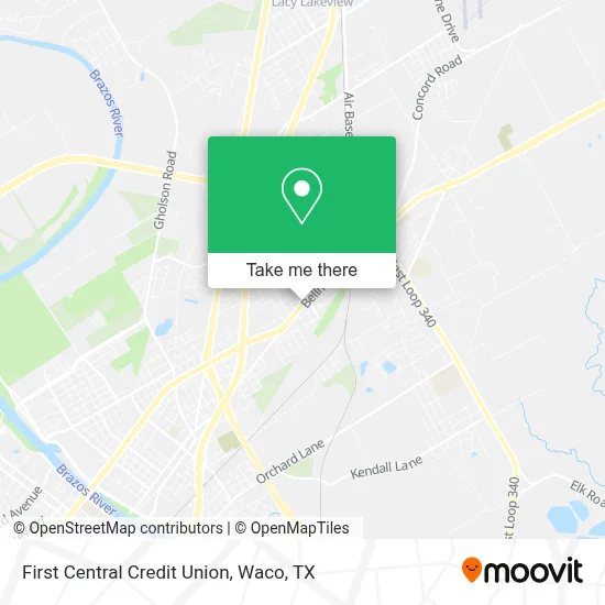 First Central Credit Union map
