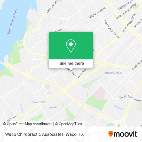 Waco Chiropractic Associates map