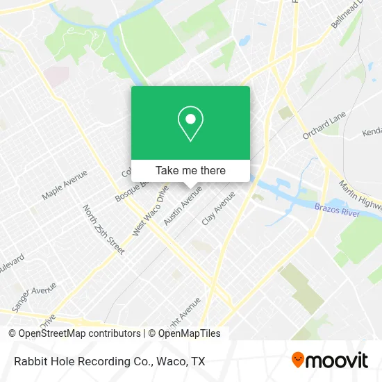 Rabbit Hole Recording Co. map