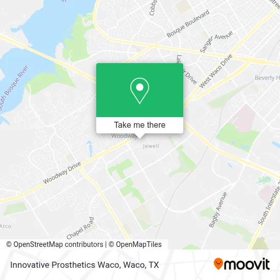 Innovative Prosthetics Waco map