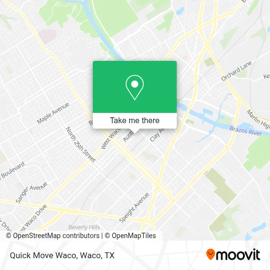 Quick Move Waco map