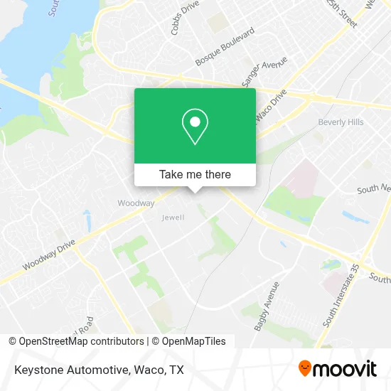 Keystone Automotive map
