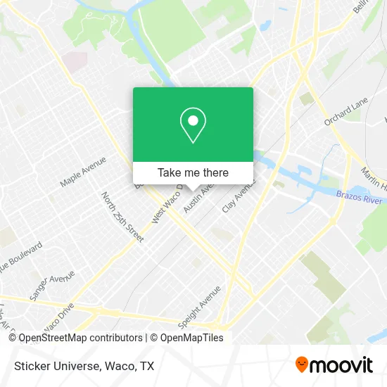 Sticker Universe map