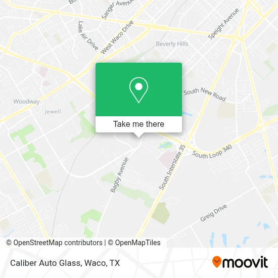 Caliber Auto Glass map