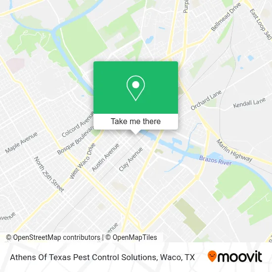 Athens Of Texas Pest Control Solutions map