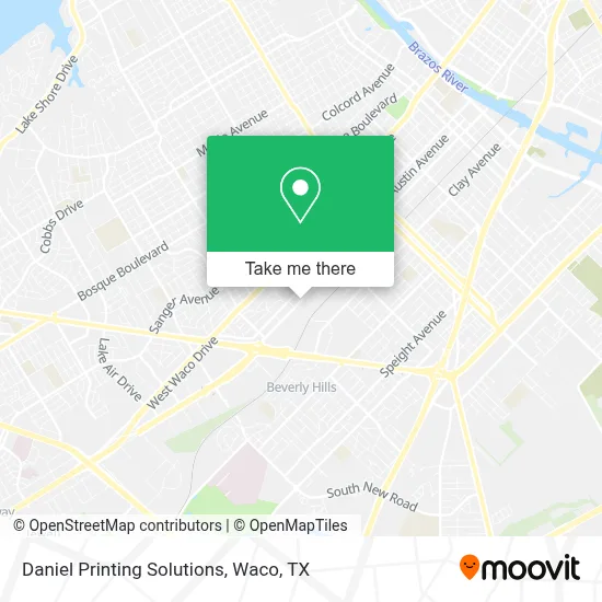 Daniel Printing Solutions map