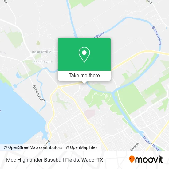 Mcc Highlander Baseball Fields map