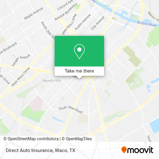 Direct Auto Insurance map