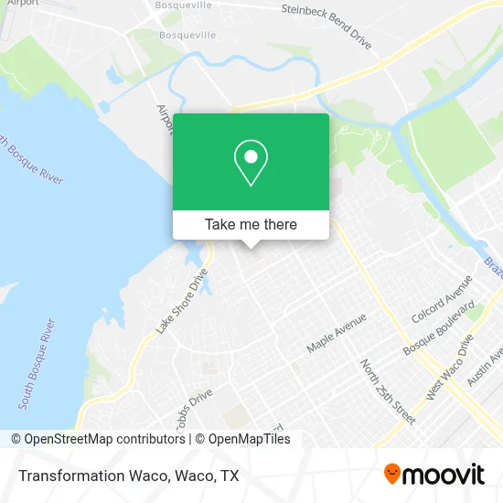 Transformation Waco map