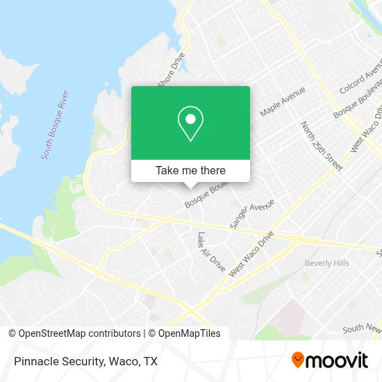 Pinnacle Security map