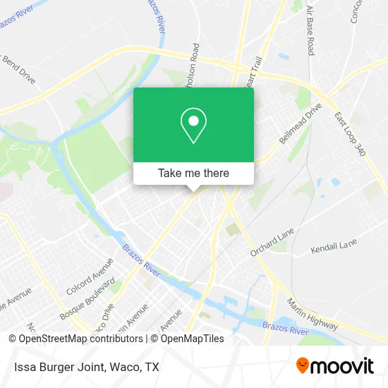 Issa Burger Joint map