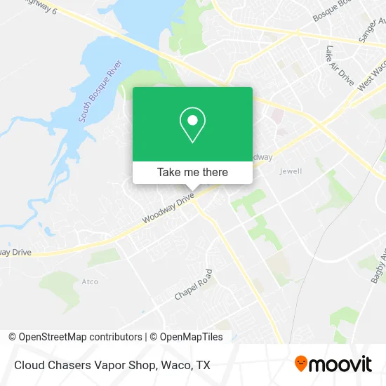 Cloud Chasers Vapor Shop map