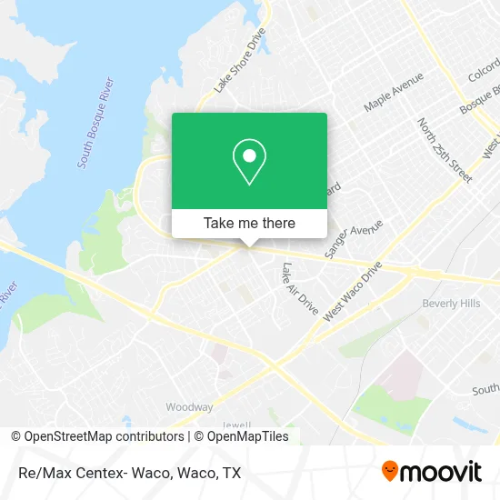 Re/Max Centex- Waco map