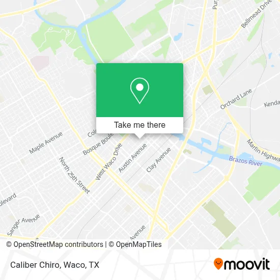 Caliber Chiro map
