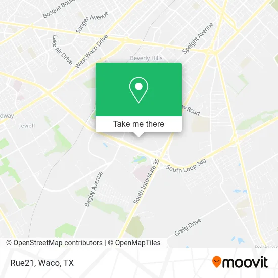 Rue21 map