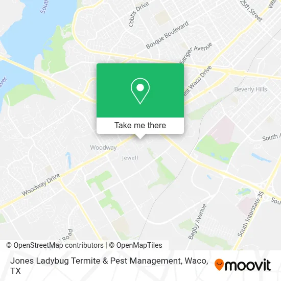Jones Ladybug Termite & Pest Management map