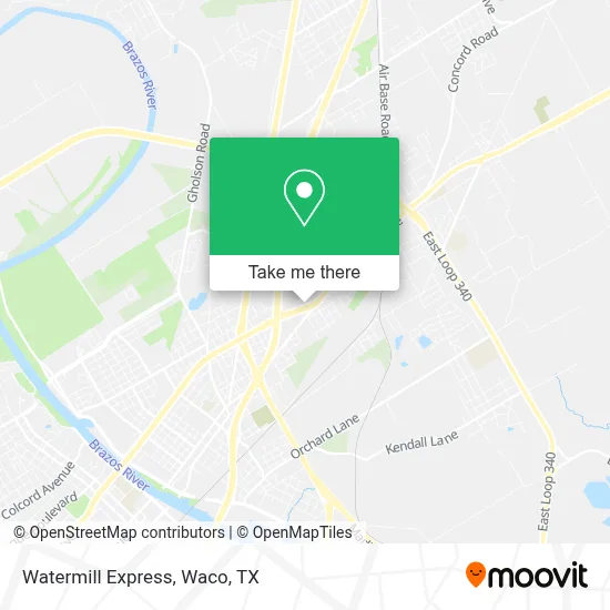 Watermill Express map