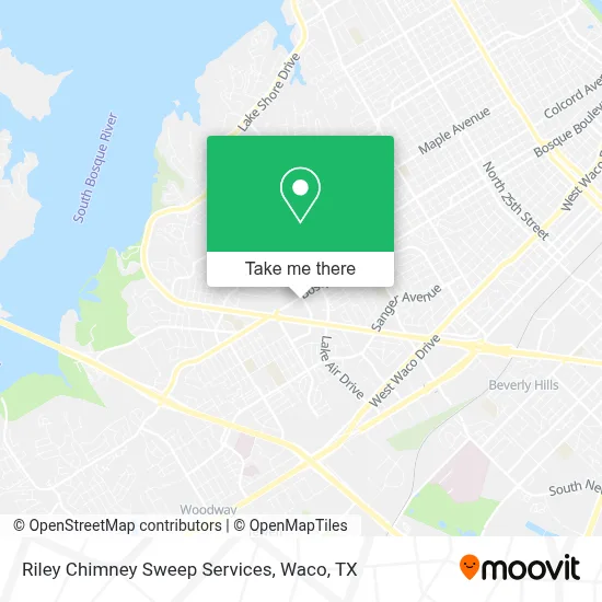 Riley Chimney Sweep Services map