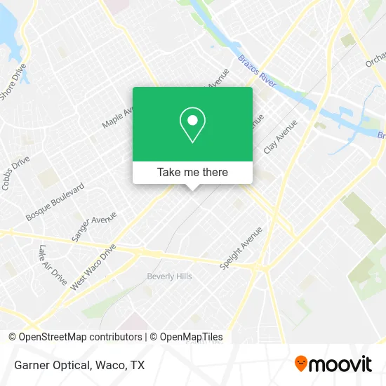 Garner Optical map