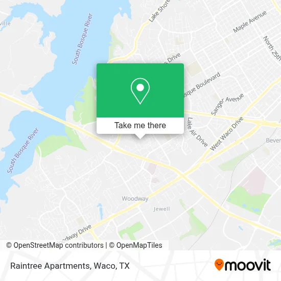 Raintree Apartments map