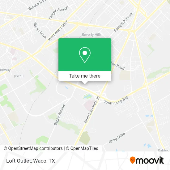 Loft Outlet map