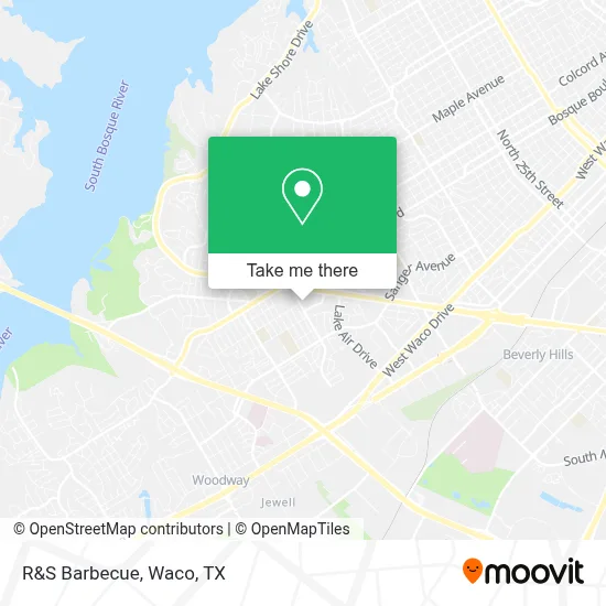 R&S Barbecue map