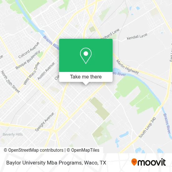 Baylor University Mba Programs map