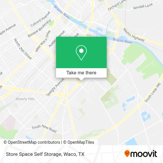 Store Space Self Storage map