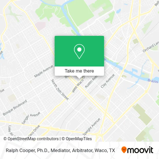 Ralph Cooper, Ph.D., Mediator, Arbitrator map