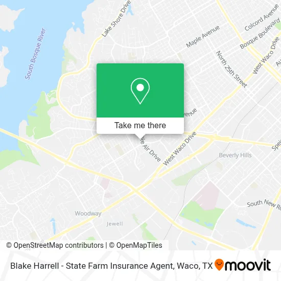Blake Harrell - State Farm Insurance Agent map